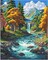 Mountain Stream Paint by Numbers Kit for Adults Mountains Canvas Painting Kit Beginner Landscape Oil Paint by Number Kits National Parks Kit for Adults Beginners 16x 20 in